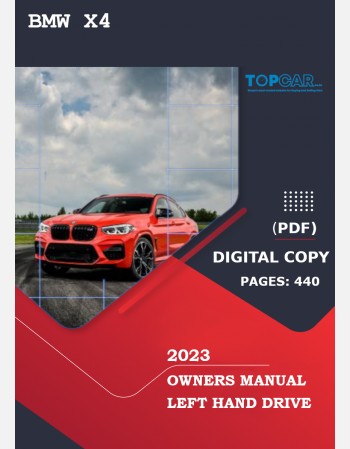 bmw x4 2023 owners manual
